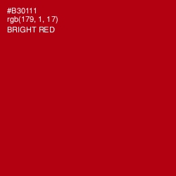 #B30111 - Bright Red Color Image